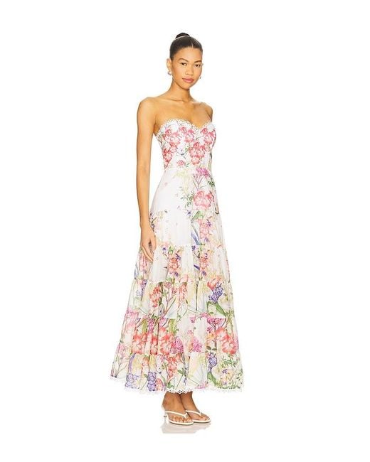 Charo Ruiz White Danny Long Dress