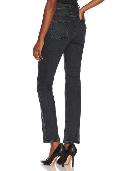 Agolde Black High Rise Vintage Boot Jeans