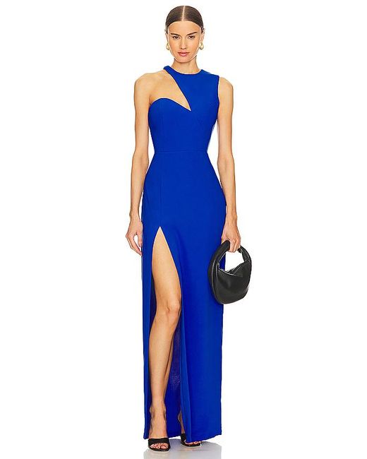 Amanda Uprichard Blue X Revolve Gilda Gown