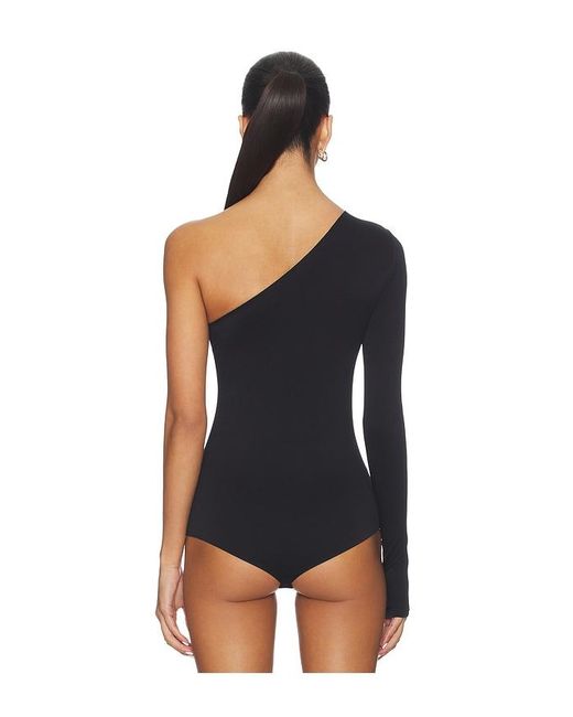 Commando Black Ballett-Bodysuit Mit One-Shoulder-Träger Prima