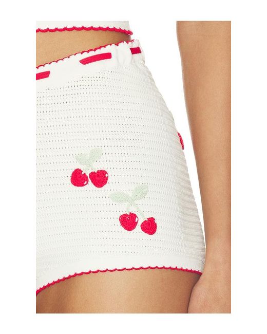 LoveShackFancy White Nandie Short