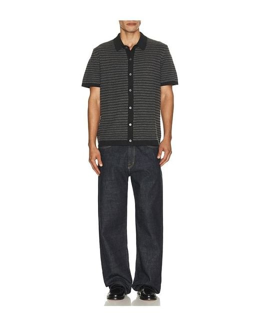 Rails Rubin Knit Shirt in Black für Herren