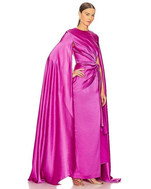 Solace London Pink Elya Maxi Dress