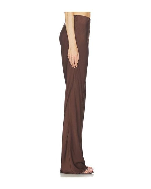SRG Brown Lennon Silk Pant