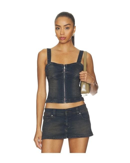 A.Brand Blue Denim Bustier