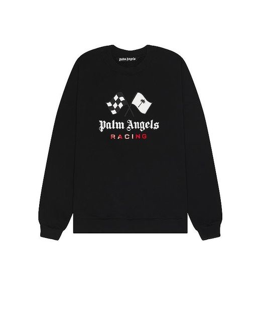 Palm Angels Black X Formula 1 Racing Sweater for men