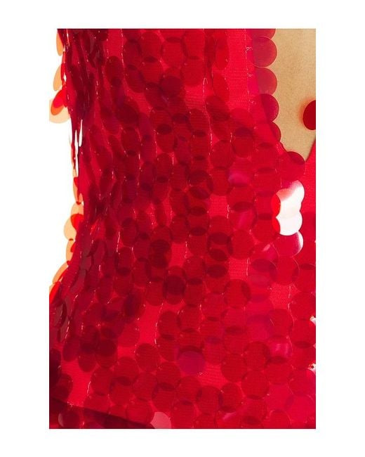 superdown Red Celia Halter Top
