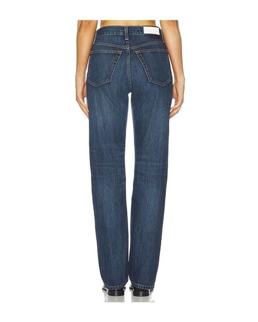 Re/done Blue Blondie Straight Jeans