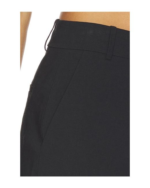 Theory Black High Waisted Trousers