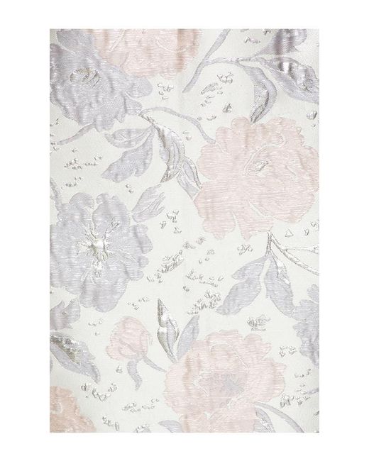 SAU LEE White Jackson Brocade Gown