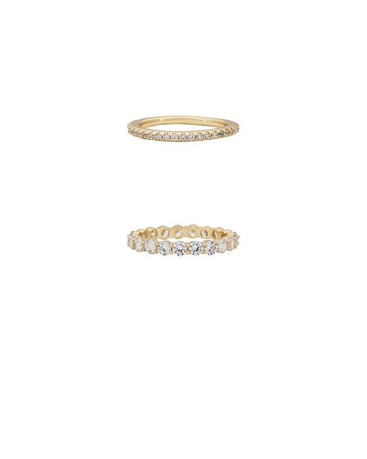 Shashi White Ring-Set Vroom
