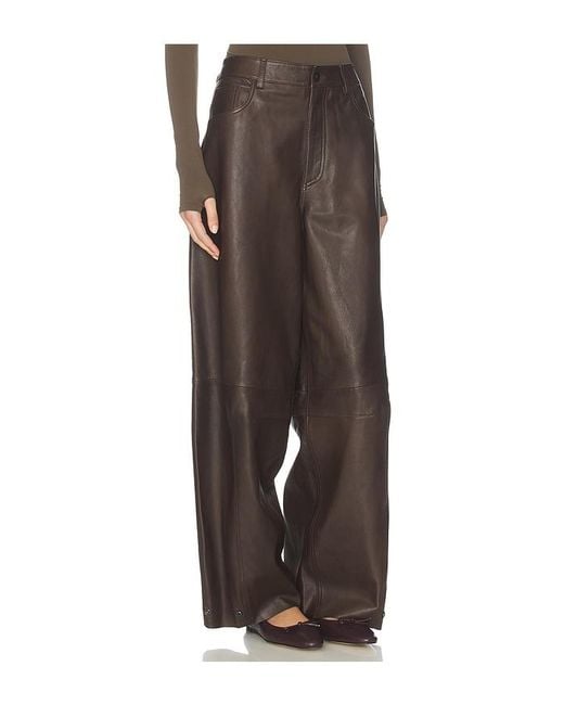 AllSaints Brown Jett Lea Trouser