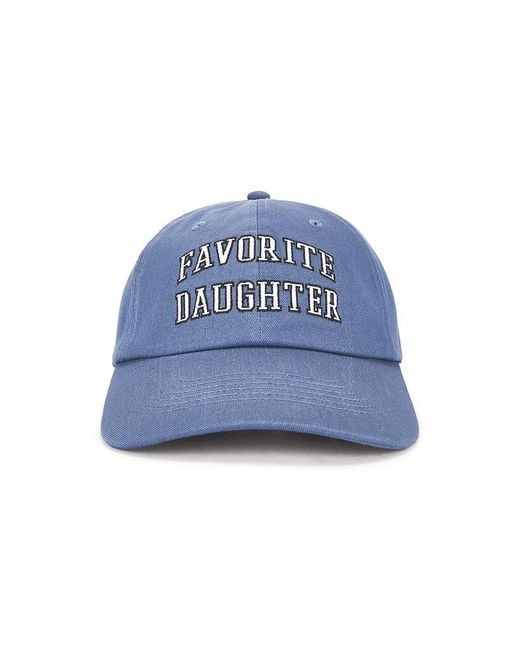 FAVORITE DAUGHTER Blue The Collegiate Logo Baseball Cap