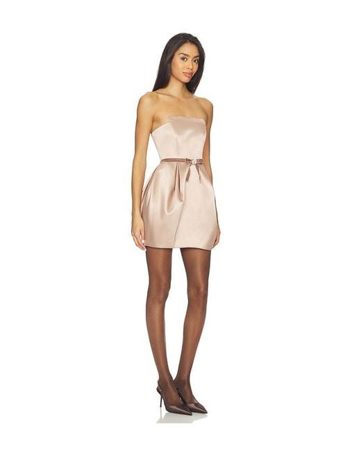 MAJORELLE Natural Midge Mini Dress