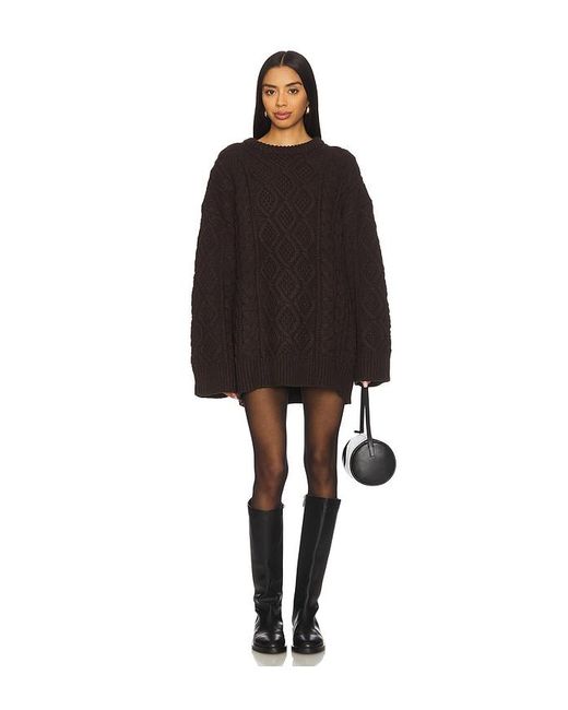 Lioness Black Gigi Knit Pullover