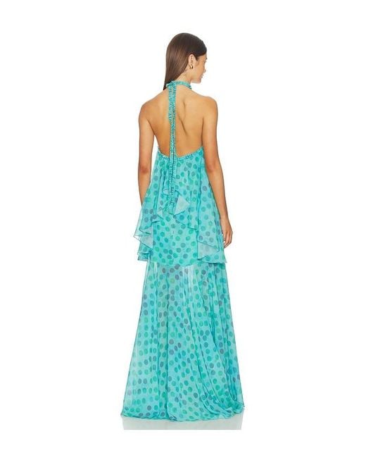 ROBE EZE en Teal Alexis en coloris Blue