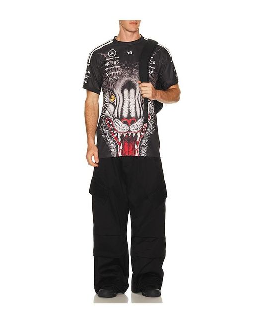 Y-3 Black X F1 Drvr Jersey for men