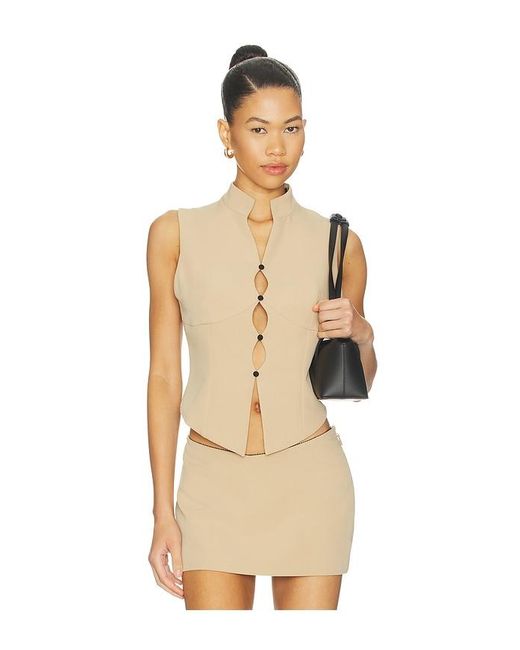 BY.DYLN Natural X Revolve Justine Top