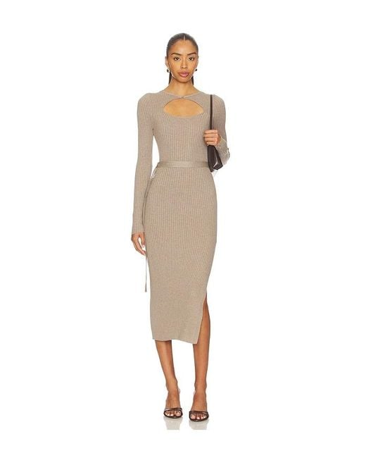 Hevron Natural Asher Dress
