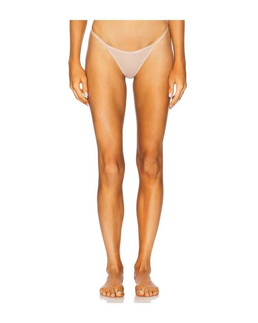 Calvin Klein Orange Calvin Klein String Ideal Stretch Mic Thong
