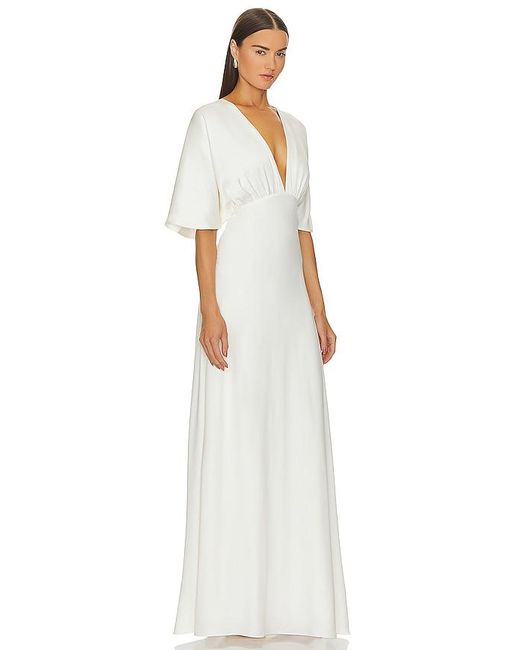 Lovers + Friends White Camille Gown