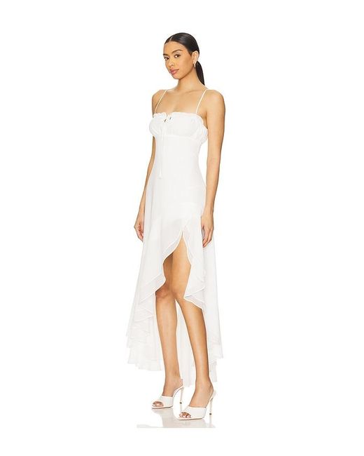 Amanda Uprichard White Odelia Maxi