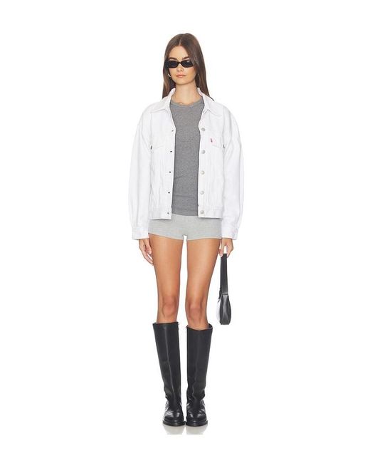 Levi's White 90S Trucker Jacket