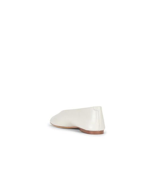 Tony Bianco White Brash Ballet Flat