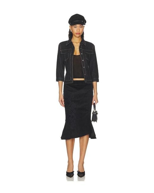 With Jean Black Olivia Jacket