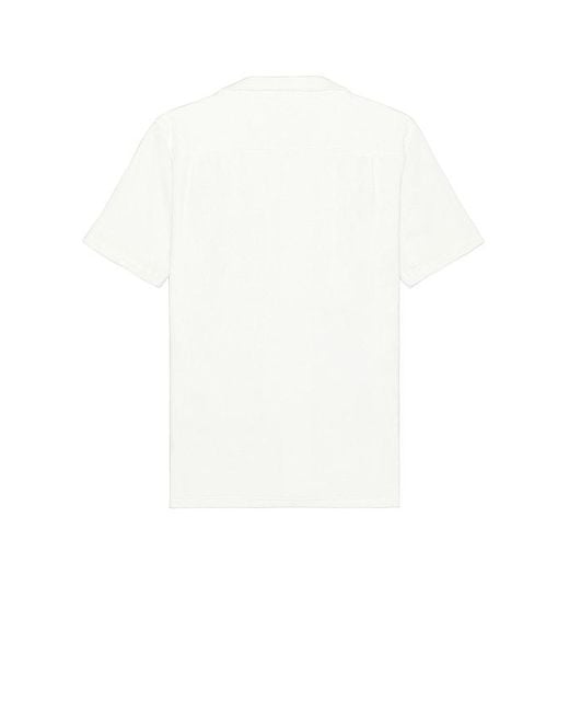 Roark White Gonzo Grotto Short Sleeve Shirt for men