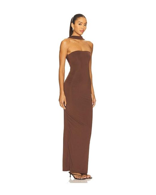 ALL THE WAYS Brown Kleid Brissa