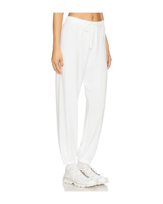 Splits59 White Andie Oversized Fleece Sweat Pant