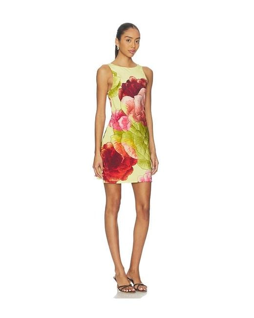 Muma World Yellow Taif Electra Mini Dress