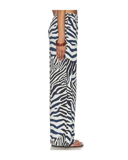 Seven Wonders White Kaeli Elasticated Palazzo Pant