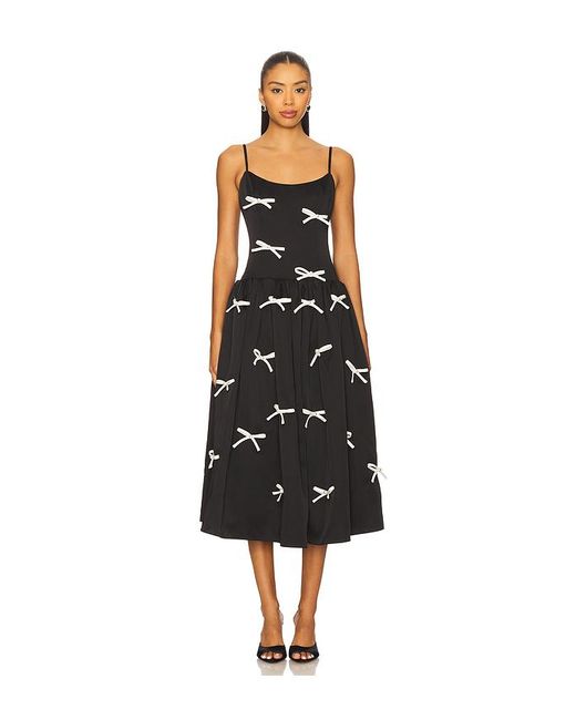 Elliatt Black Midi-Kleid Ursula
