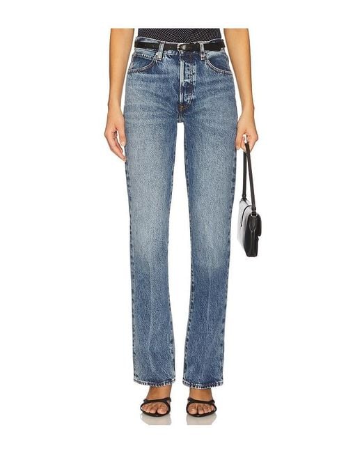 FRAME Blue The Vertical Jeans