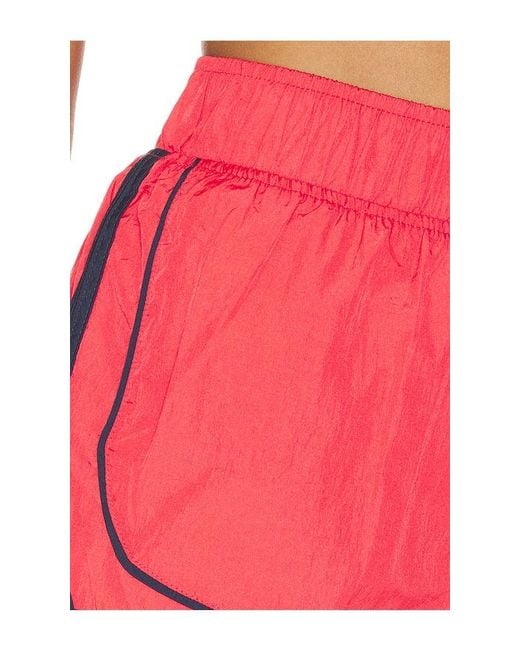 Free People Red X Fp Movement Varsity Blues Short