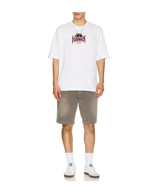 Reason White Dodge Scatpack Tee for men