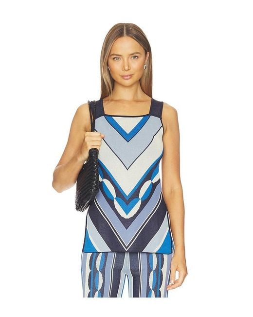 MISA Los Angles Blue Diara Top
