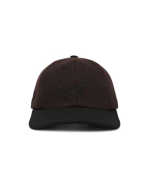 Siegelman Stable Black X Fwrd Wool Dad Hat