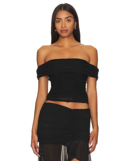MAJORELLE Black Cara Top