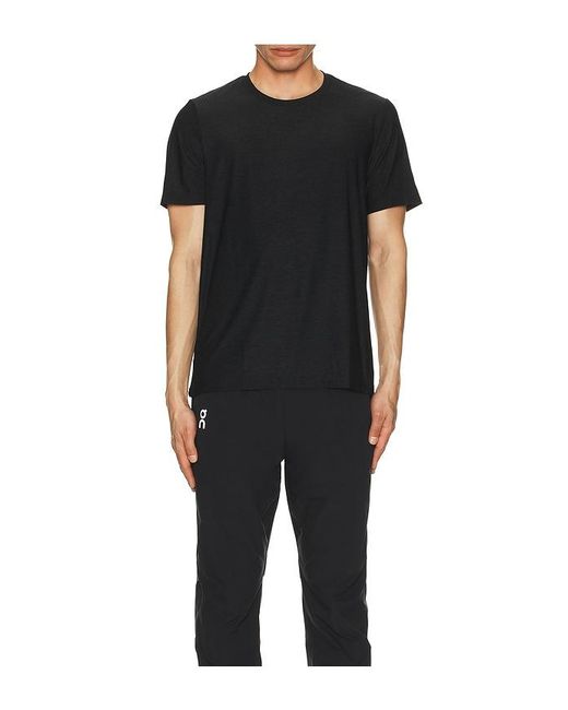Beyond Yoga Black Always Beyond Crew Tee 2.0 for men