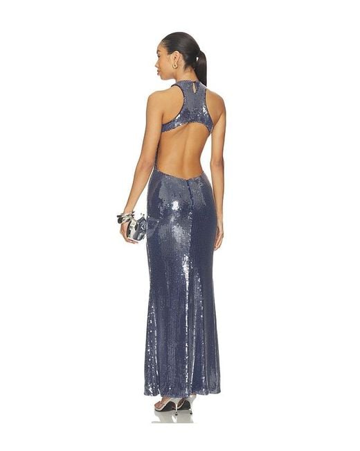 MOTHER OF ALL Blue May Sequins Dress