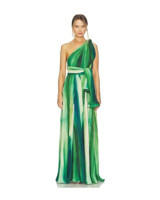 Maylé Vásquez Green Affluent Maxi Dress