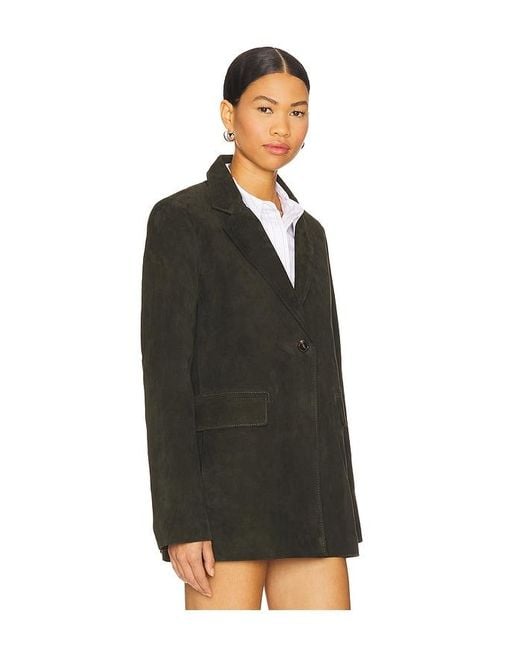 ZUT Black Madalena Suede Blazer