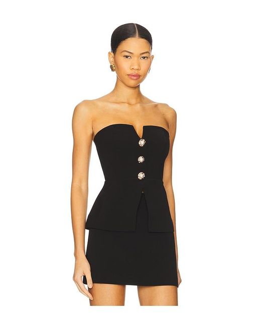 MAJORELLE Black Dahlia Top