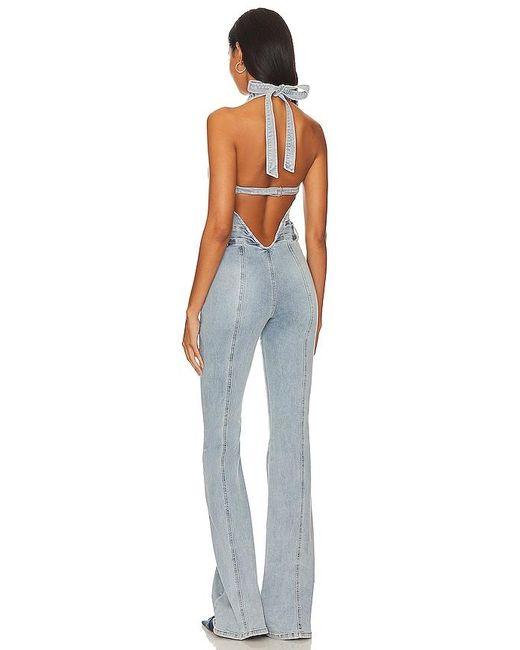 retroféte Blue Cynthia Jumpsuit