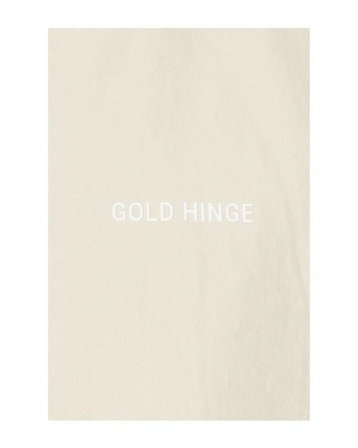 Gold Hinge White Active Ease Half Zip