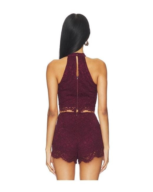 Amanda Uprichard Red X Revolve Brynley Top