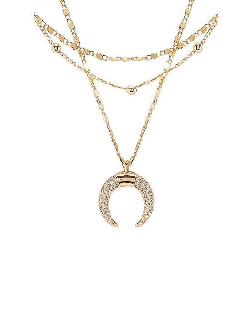 Collar En Color Oro Metálico Talla En Ettika de color White